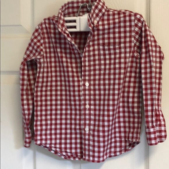 Button Down Shirt Boys 4 Janie and Jack - Picture 1 of 4